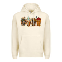 Tofu leopard and cowhide drink Premium Hoodie - RacoonDesign
