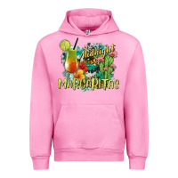 Fuchsia Pink Midnight Margaritas Urban Hoodie - texasbilliewilder