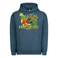 Pigment Midnight Navy Midnight Margaritas Urban Hoodie - texasbilliewilder