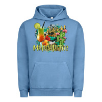 Pigment Pebble Blue Midnight Margaritas Urban Hoodie - texasbilliewilder