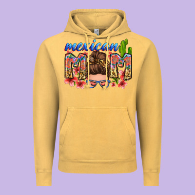 Mexican Mom Vintage Hoodie Designed By Zillion Design Studio