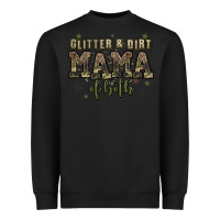 Black glitter and dirt mama of both Heavyweight Sweatshirt - Zillion Design Studio