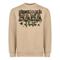 Mushroom glitter and dirt mama of both Heavyweight Sweatshirt - Zillion Design Studio