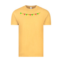 Vintage Mustard mexican flags Vintage Tee - FaDigitalArtStudio