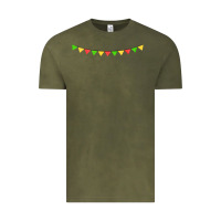 Vintage Olive mexican flags Vintage Tee - FaDigitalArtStudio