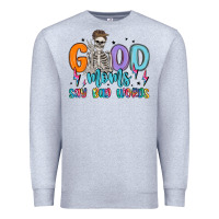 Heather Grey good moms say bad words Premium Sweatshirt - MaliasSmallBusiness