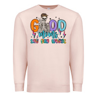 Pale Pink good moms say bad words Premium Sweatshirt - MaliasSmallBusiness
