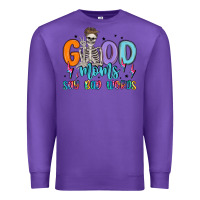 Purple good moms say bad words Premium Sweatshirt - MaliasSmallBusiness