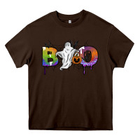 Chocolate Brown Boo Heavy Core Tee - SublimationCraftShop