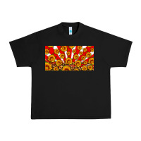 Black usa sunflowers leopard license plate Urban Heavy Tee - HRA Design Shop