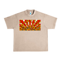 French Oak usa sunflowers leopard license plate Urban Heavy Tee - HRA Design Shop