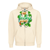 Sandshell st.patricks one lucky nurse Zipper Hoodie - BarkalooDesign