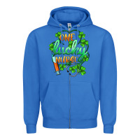 True Royal st.patricks one lucky nurse Zipper Hoodie - BarkalooDesign