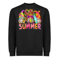 Black hello summer gnomes Heavyweight Sweatshirt - Zillion Design Studio