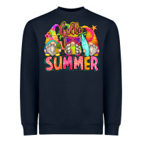 Navy hello summer gnomes Heavyweight Sweatshirt - Zillion Design Studio