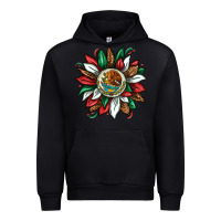 Black Mexican Sunflower Urban Hoodie - texasbilliewilder