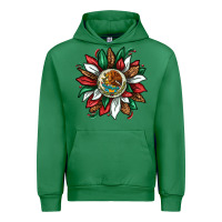Emerald Mexican Sunflower Urban Hoodie - texasbilliewilder