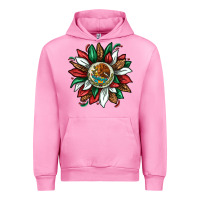 Fuchsia Pink Mexican Sunflower Urban Hoodie - texasbilliewilder