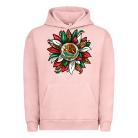 Pigment Salmon Mexican Sunflower Urban Hoodie - texasbilliewilder