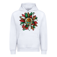 White Mexican Sunflower Urban Hoodie - texasbilliewilder