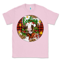 Bubblegum Pink Christmas feeling jolly cow ornament Classic Tee - Artiststas