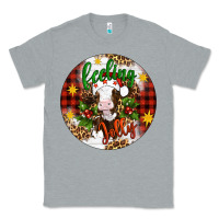 Heather Grey Christmas feeling jolly cow ornament Classic Tee - Artiststas