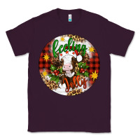 Plum Christmas feeling jolly cow ornament Classic Tee - Artiststas