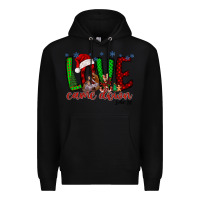 Black love came dow christmas Premium Hoodie - RacoonDesign