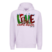 Lilac love came dow christmas Premium Hoodie - RacoonDesign