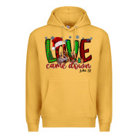 Mustard love came dow christmas Premium Hoodie - RacoonDesign