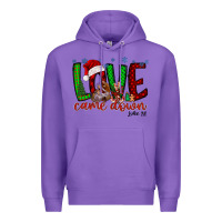 Purple love came dow christmas Premium Hoodie - RacoonDesign