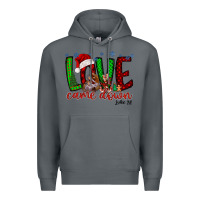 Rock love came dow christmas Premium Hoodie - RacoonDesign