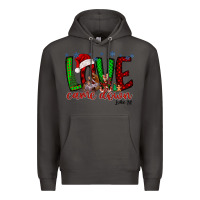 Smoke love came dow christmas Premium Hoodie - RacoonDesign