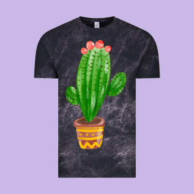 Mexican Cactus Vintage Tee Designed By Fadigitalartstudio