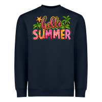Navy hello summer Heavyweight Sweatshirt - Zillion Design Studio