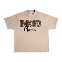 French Oak ınked mama Urban Heavy Tee - CowhideDigitalArt