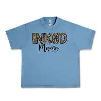 Pebble Blue ınked mama Urban Heavy Tee - CowhideDigitalArt