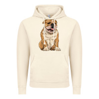 Vintage Artic english bulldog Vintage Hoodie - RanaPortraitStore