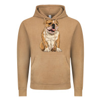 Vintage Camel english bulldog Vintage Hoodie - RanaPortraitStore