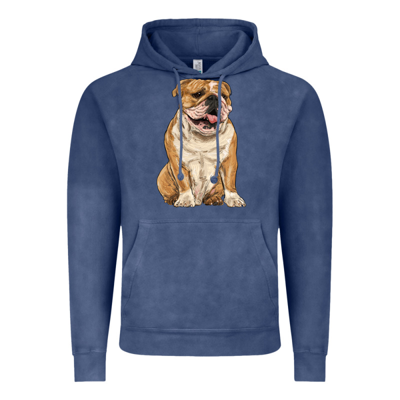 English Bulldog Vintage Hoodie by RanaPortraitStore | Teevron