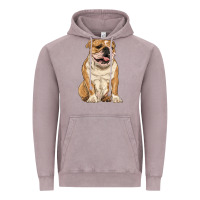 Vintage Zinc english bulldog Vintage Hoodie - RanaPortraitStore