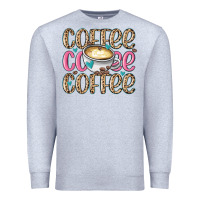 Heather Grey coffee coffee coffee Premium Sweatshirt - MaliasSmallBusiness