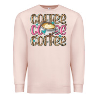 Pale Pink coffee coffee coffee Premium Sweatshirt - MaliasSmallBusiness