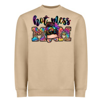 Hot Mess Mom Messy Bun Heavyweight Sweatshirt | Teevron