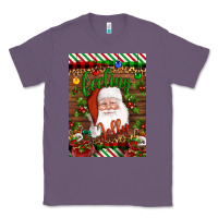Lavender Christmas Feeling Jolly Santa Classic Tee - Artiststas