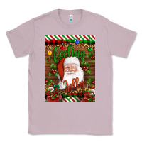 Lilac Christmas Feeling Jolly Santa Classic Tee - Artiststas