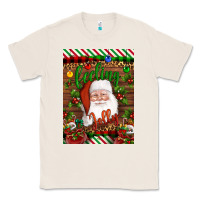 Natural Christmas Feeling Jolly Santa Classic Tee - Artiststas