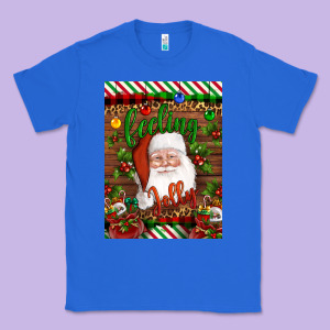 Christmas Feeling Jolly Santa Classic Tee Designed By Artiststas