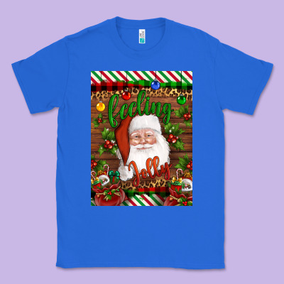 Christmas Feeling Jolly Santa Classic Tee Designed By Artiststas