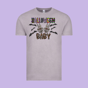 Halloween Baby Vintage Tee Designed By Cowhidedigitalart